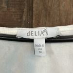 Delia*s lace bodycon mini dress with a‎ back cutout off white color Size medium Photo 2