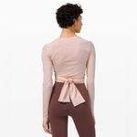 Lululemon Gather and Grow Longsleeve in Feather Pink Size 8 Photo 1