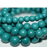 Source Unknown Stunning Stackable 4 Multi SizeTeal Beads 5" Stretch Y2K Trendy Grunge Bracelets Photo 3