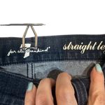 7 For All Mankind Blue Straight Leg Classic Cotton Blend Denim Jeans Women Sz 27 Photo 9
