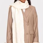 Pretty Little Thing Cream Sequin Rib Scarf Photo 0