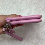 Coach  Pink Double Zipper Wristlet Photo 5