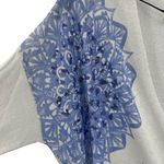 Desigual  Sweater XS Sheer Wrap Sequin Floral New Photo 2