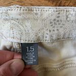 Chico's tan paisley straight leg normcore girlfriend jeans Photo 1