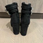 Madden Girl Klaim Black Block Heel Buckle Boots Size 8 Photo 4