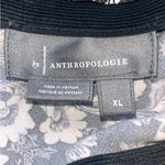 Anthropologie NWT  Butterfly Floral Black & White Maxi Slip Skirt Boho XL Photo 8