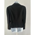 Ellen Tracy  Sz 12 Black Wool Blazer with Bell Sleeves (b49) Chic City Mod Photo 3