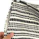 Cupcakes and Cashmere  | Size 0 | Textured Lined Black and White Knit Skirt Skort Photo 8