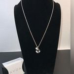 Avon NRT Silver tone Necklace w/Virgo zodiac pendent w/genuine freshwater Pearl Photo 0