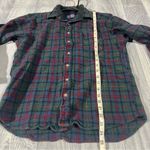 Pendleton Plaid Green and Red Women’s Shirt; Large Long Photo 4