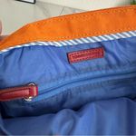 Tommy Hilfiger Orange and Blue Mini Tote Bag with Color Blocking Photo 2