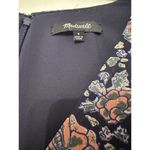 Madewell  Orchard Flutter-Sleeve Dress Floral Mix Navy Blue Pink Size 0‎ Boho Photo 5