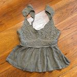 Shyanne Embroidered Flutter Sleeveless Top Photo 2