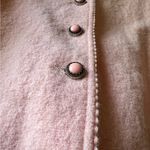 Lands' End VINTAGE blush pink 100% wool blazer jacket heavy western boho SIZE 14 Photo 4