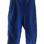L.L.Bean π΅ SALE 3/$25 SWISHY SCRUBS ROYAL BLUE NYLON PANTS M Photo 0