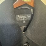 Forecaster Of Boston VINTAGE Womens Sz 14 Black Full Length Coat Lambs Wool Photo 2