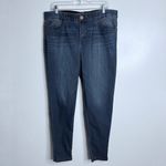 Democracy Stitch Fix "Ab"solution Cuffed Indigo Ankle Skimmer Jean Size 16 Photo 1