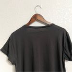 Chaser NWT Womens T Tee Shirt Vintage Black Gray True Love Leopard Size Small Photo 3