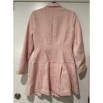 S'Edge Macy Tweed Mini Dress Light Pink Size Small NWT Faux Leather Details Photo 6