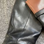 Nine West  Black and Brown Over the Knee Boots Photo 11