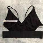 Free People Intimately Aria Lace Longline Cut Out Black Bralette Bra XS Photo 3