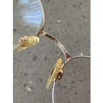 Elle  Eyeglasses Frames ONLY Metal Full Rim Oval 50-18 silver Photo 8