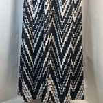 AB Studio  Black & White Maxi Dress Medium Photo 4
