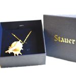 Stauer Oceanus Amphitrite Seashell Gold Finish 16" Yellow Gold Chain Necklace Photo 1