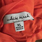 White Birch  coral ruched back top with flutter sleeves, size XL Photo 8