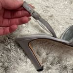 St. John  Metallic Striped Heels Photo 3