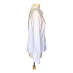 Andre Oliver White Button Down Shirt Blouse Collared Long Sleeve Women's Size 12 Photo 2