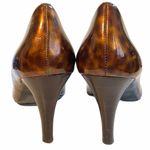 BP Animal Print Peep Toe Heels 9.5M Casual Office Workwear Shoes Photo 7