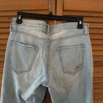 EXPRESS  Jeans Women’s Girlfriend Mid Rise Ripped Denim Sz 0 Photo 5