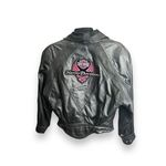 wilson's leather Wilsons Black Leather Motorcycle Jacket Vintage Biker Harley Davidson Size XS Photo 1