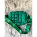 Stylish Green Quilted Belt Bag/Waist Bag Photo 4