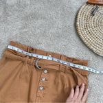 Free People Cindy Utility Moss Shorts Button Fly High Waisted In Desert Rust 6 Photo 10
