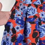 HD in Paris Lyanna Floral Skirt Small Red Blue Anthropologie Feminine Bloomcore Photo 5