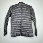Athleta Downkind Down Puffer Jacket in Silver Bells Gray Photo 7