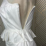 Shona joy Shona‎ Joy Grant One Shoulder Ruched Mini Dress in White Size US 2 Photo 7