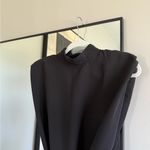 Olivaceous  Mock Neck Dress 
Black Photo 2