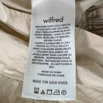 Aritzia Wilfred Opera Dress Womens M Tan Cream Taffeta Tie Bow Babydoll Romantic Size M Photo 12