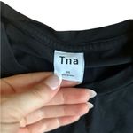 TNA Black Cropped Casual crew neck t Photo 1