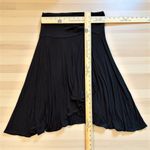 EXPRESS Y2K Black Asymmetrical Handkerchief Hem Skirt XS Photo 6