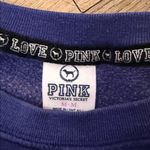 Victoria's Secret  Purple Love Pink Sweatshirt Photo 2