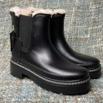 Marc Fisher LTD Fargo Fur Lined Rain Boots in Black Photo 5