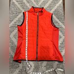 Peter Millar   Blue and Orange Full Zip Golf Vest Photo 4