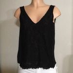 Rachel Rachel Roy black eyelash lace and jersey top. NWOT Photo 3