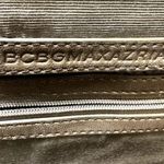 BCBGMAXAZRIA  Brown Embossed Clutch on Chain Photo 6