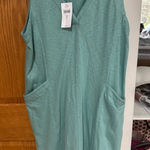J. Jill Sage Sleeveless Maxi Dress Green Size undefined Photo 0