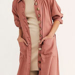Free People  Meet Me In Montauk Duster Jacket Photo 0